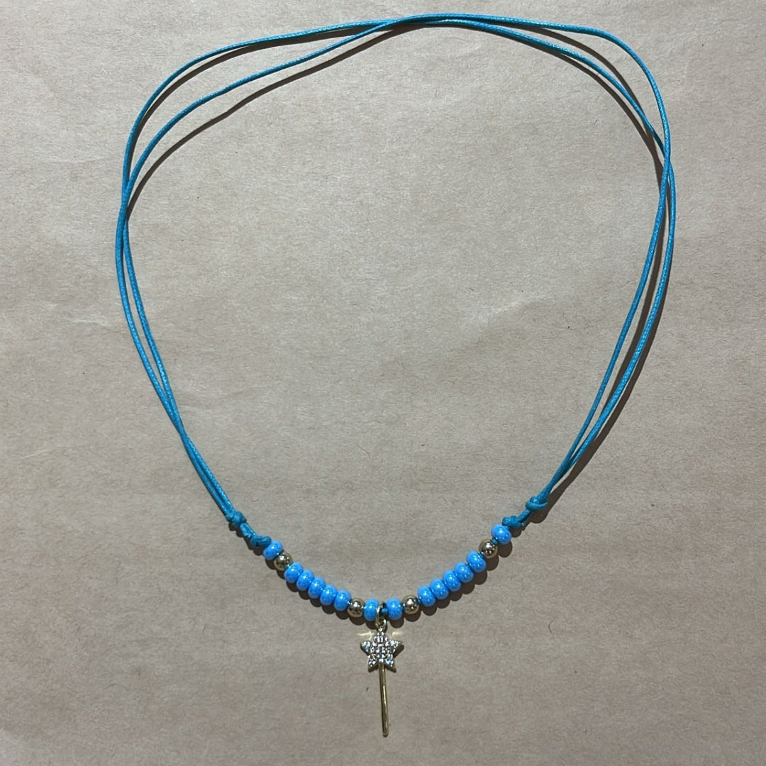 COLLANA CORDA BACCHETTA MAGICA