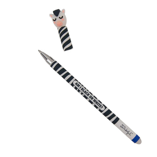 Penna cancellabile Bo-Bo Zebra