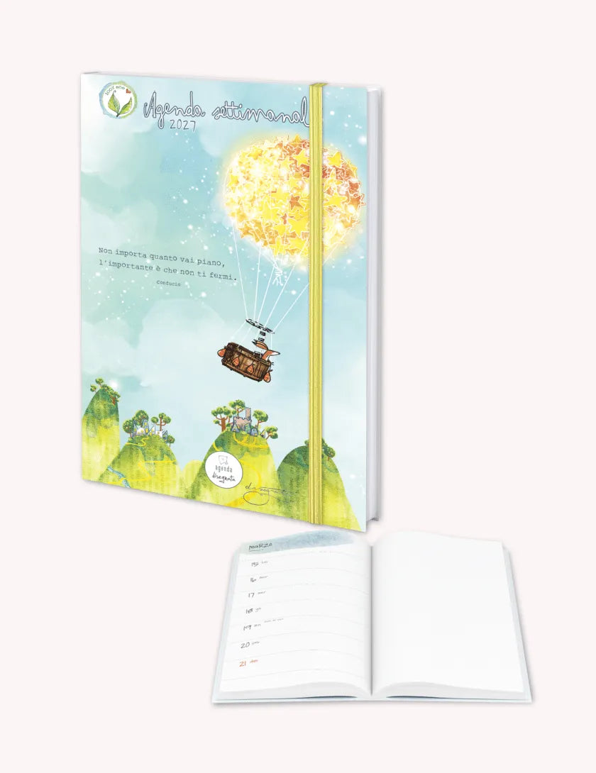 Agenda Settimanale 2027 Disegnata