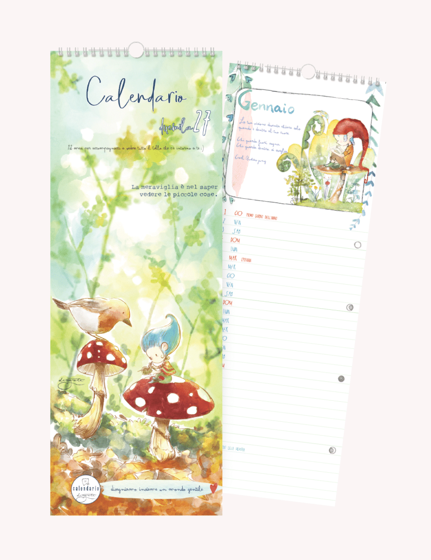 Calendario da parete 2027 Disegnata