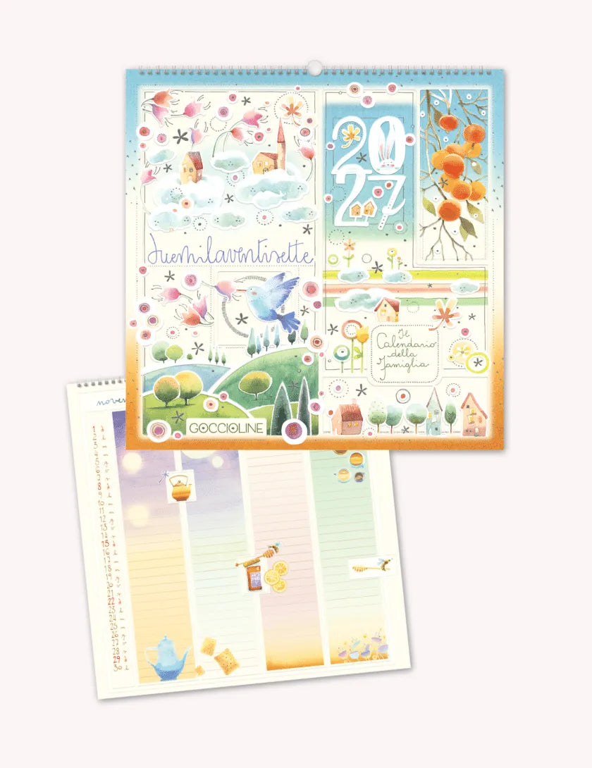 Calendario della Famiglia 2027 Goccioline