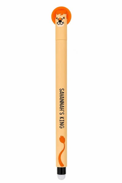 Penna Gel Cancellabile Queen Leone