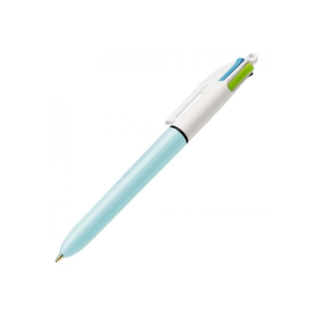 Bic 4 Colori Azzurro Pastel