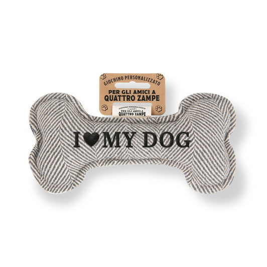 OSSO PELUCHE I LOVE MY DOG