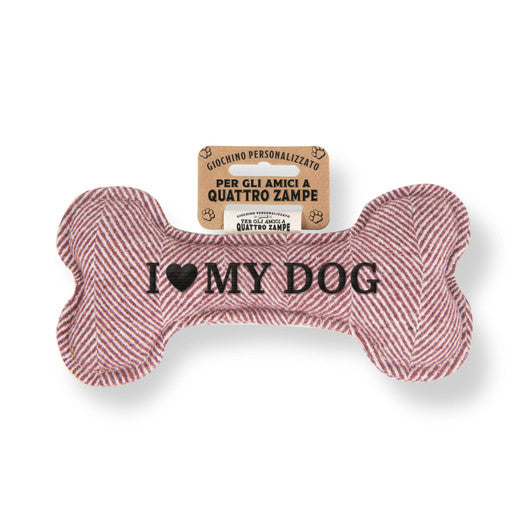 OSSO PELUCHE I LOVE MY DOG