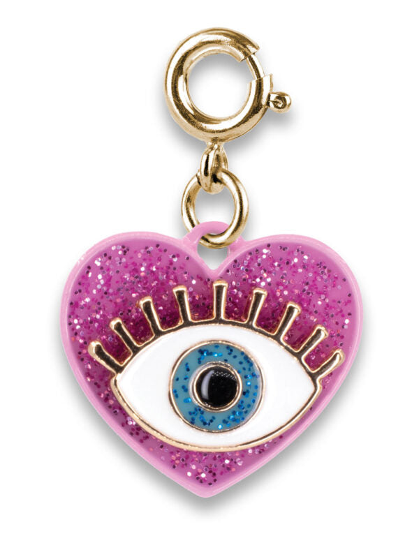 CHARM CUORE CON OCCHIO