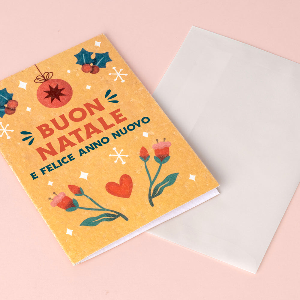 BIGLIETTO DI NATALE PIANTABILE
