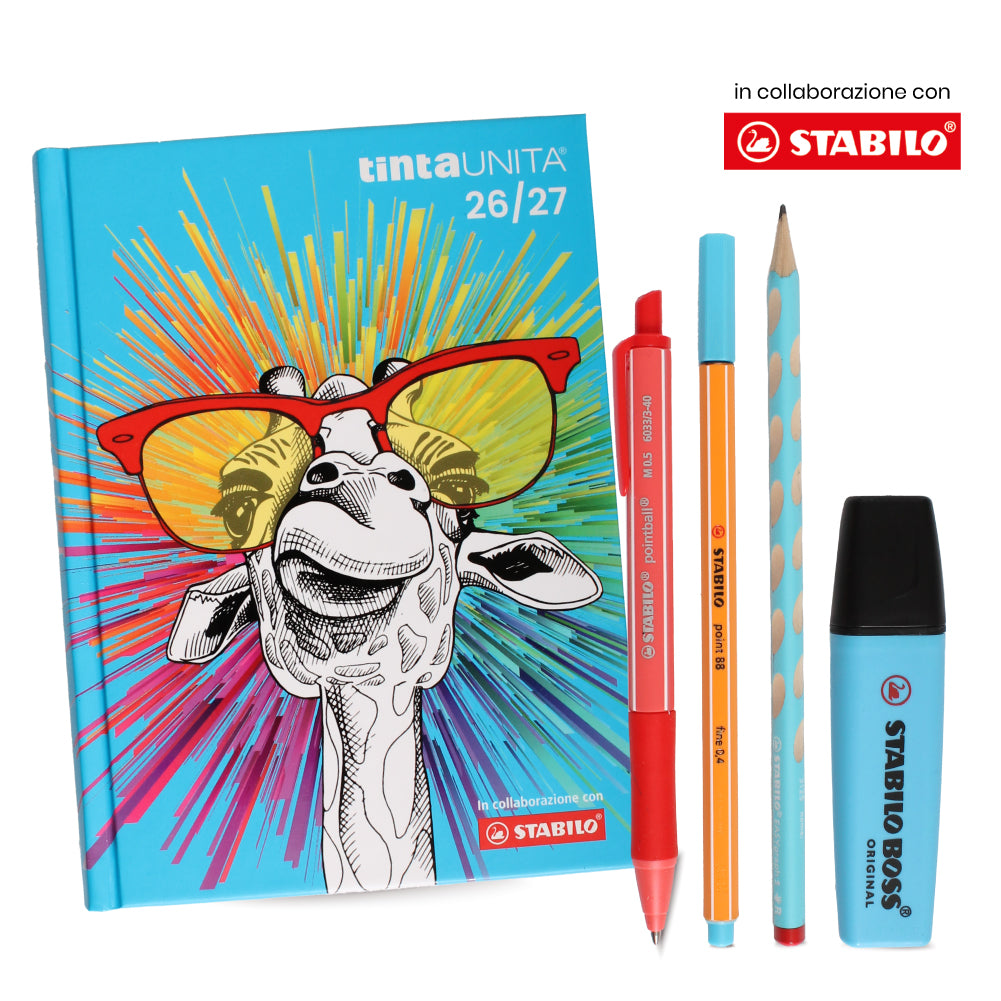 Diario 12 Mesi tintaUNITA x STABILO
