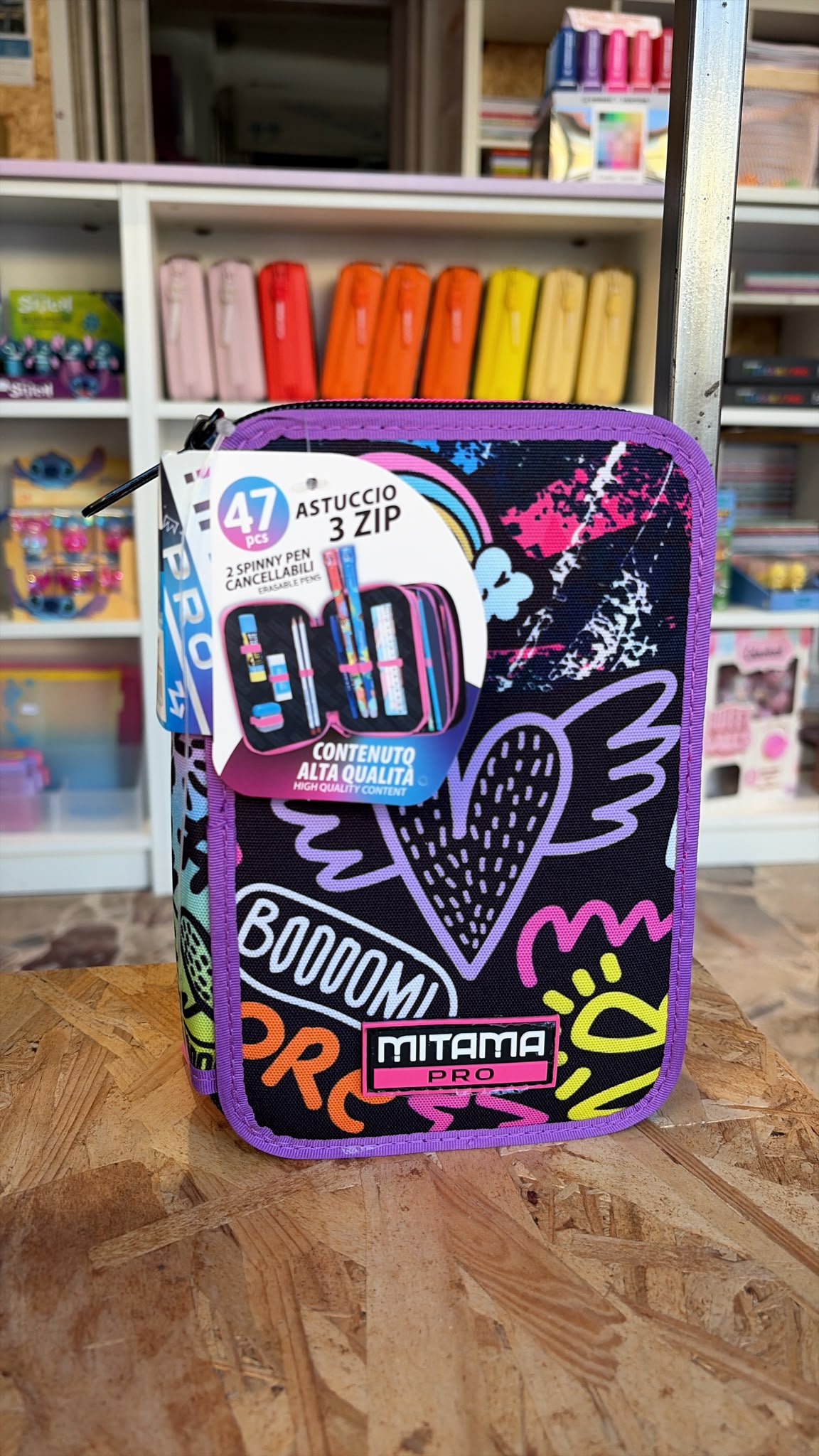 Astuccio 3 zip GIRL MITAMA