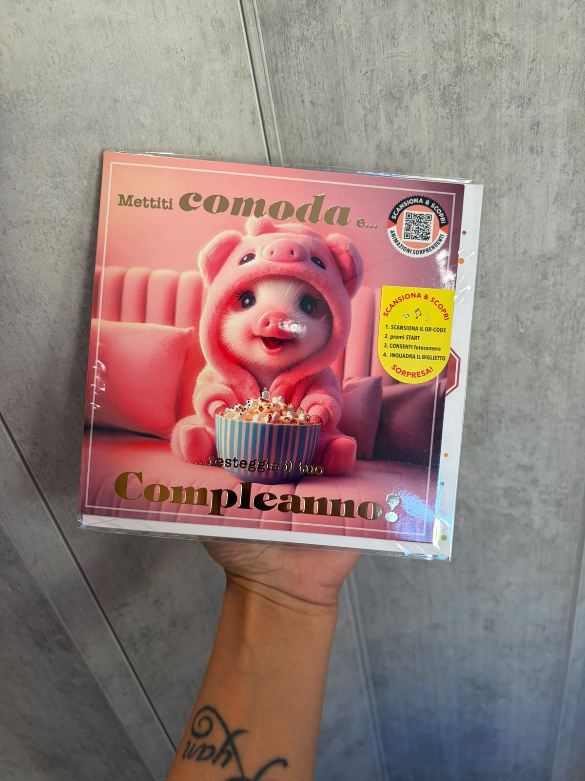 Mettiti comoda e.. festeggia il tuo compleanno!