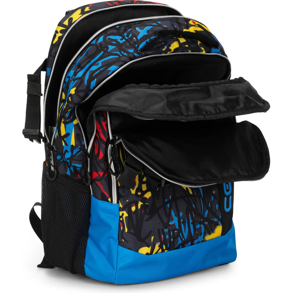 ZAINO ORGANIZZATO WBS NERO/BLU