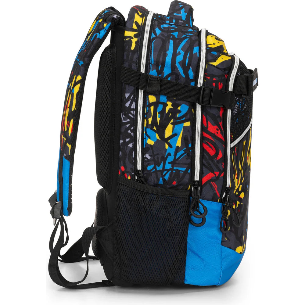 ZAINO ORGANIZZATO WBS NERO/BLU