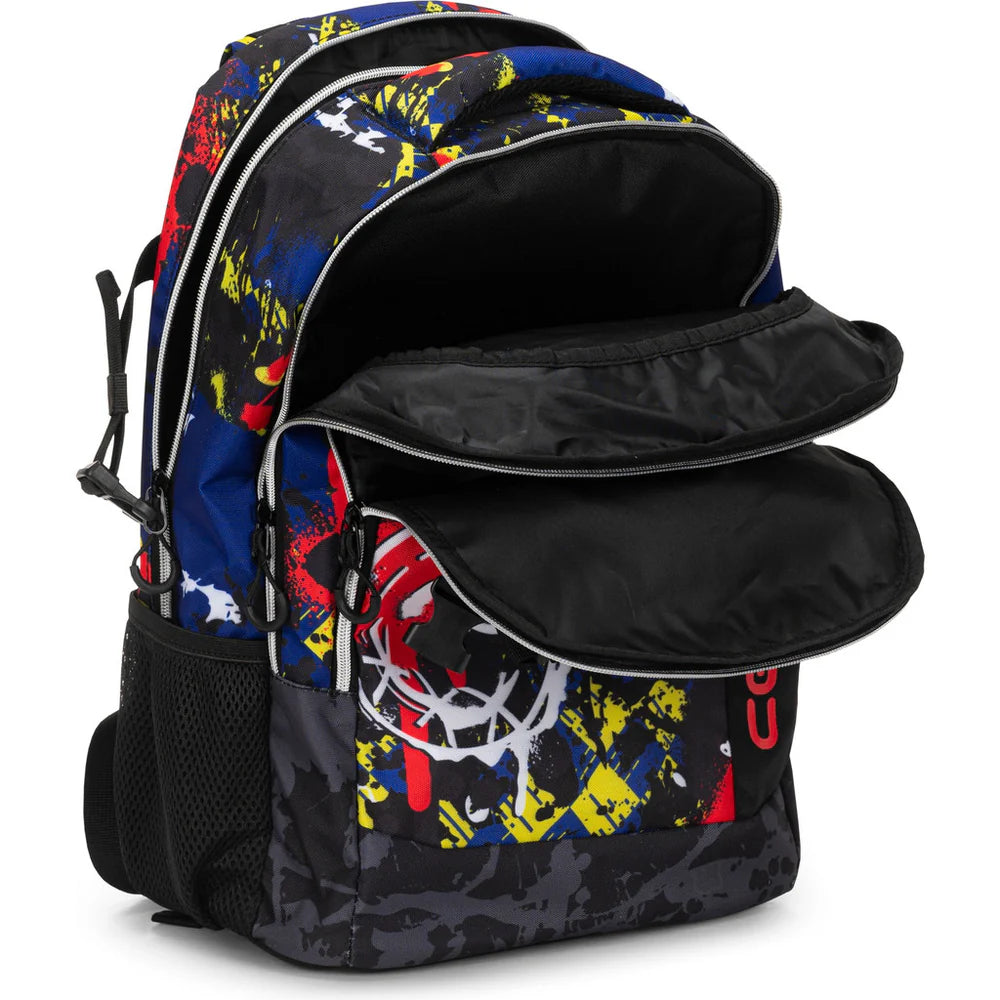 ZAINO ORGANIZZATO WBS NERO/ROSSO