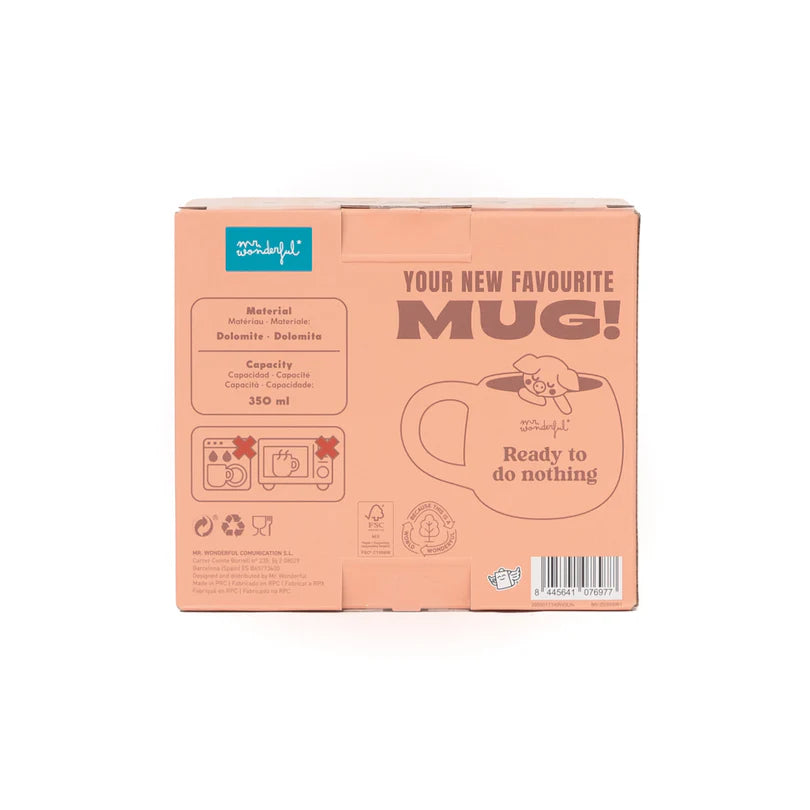 Tazza 3D Lazy Maialino – Ready to do nothing