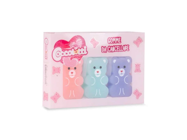 SET TRE GOMME DA CANCELLARE