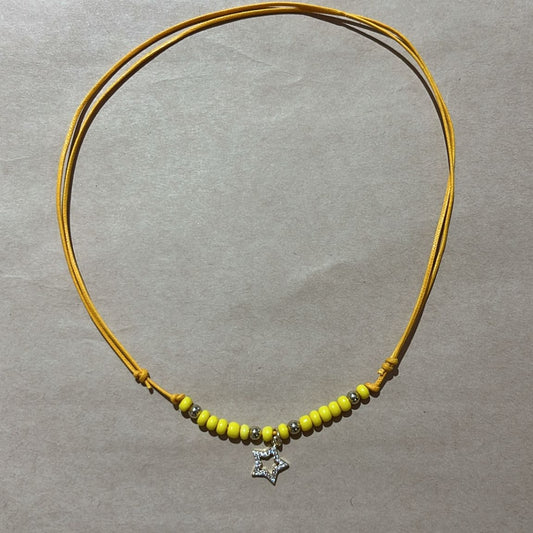 COLLANA CORDA STELLA