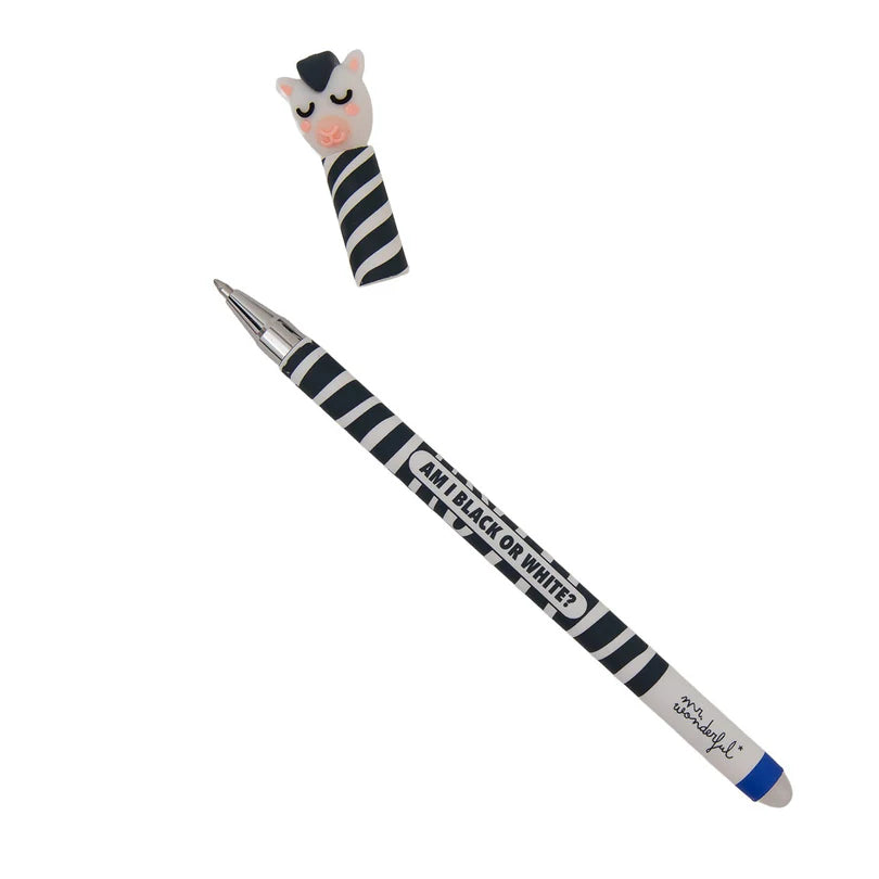 Penna cancellabile Bo-Bo Zebra