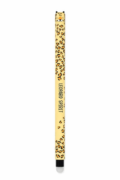 Penna Gel Cancellabile Queen Leopardo
