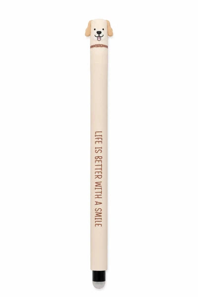 Penna Gel Cancellabile Queen Smile Dog