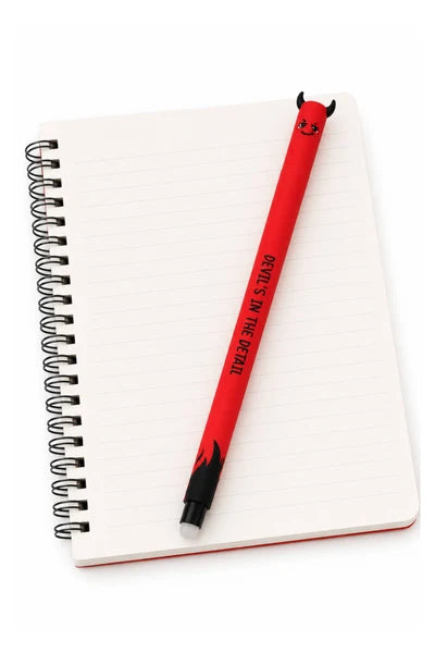 Penna Gel Cancellabile Queen Devil