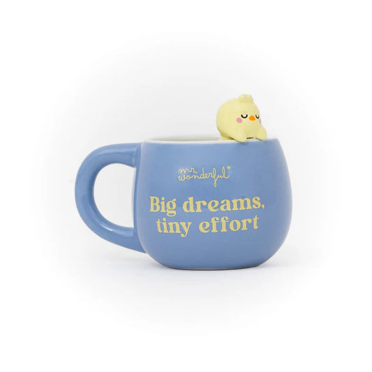 Tazza 3D Lazy Pulcino – Big dreams, tiny effort