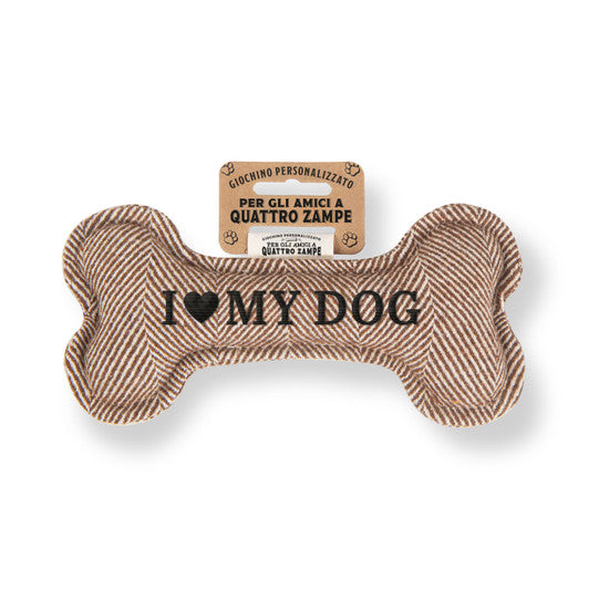 OSSO PELUCHE I LOVE MY DOG