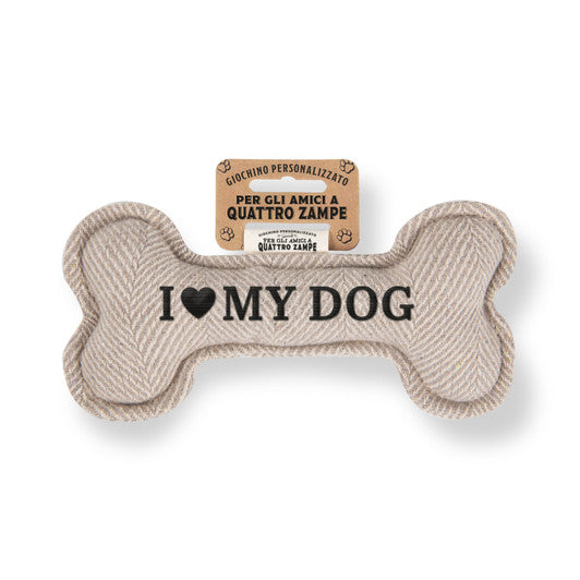 OSSO PELUCHE I LOVE MY DOG