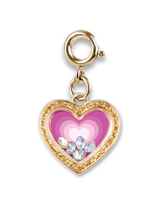 CHARM CUORE CON DIAMANTI