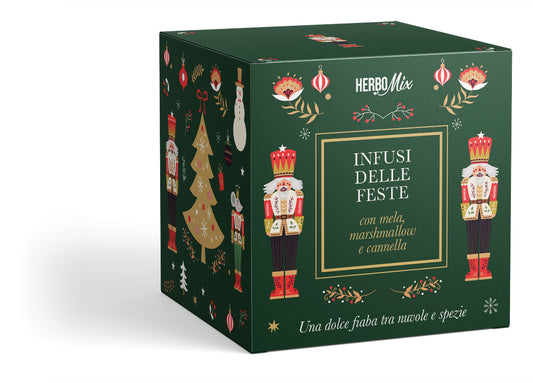 Herboland - Cubotto delle feste mela/marshmellow/cannella 100gr