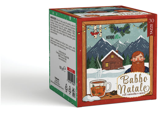 Herboland - Cubotto tisana Babbo Natale 100gr