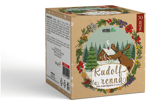 Herboland - Cubotto tisana Rudolf la Renna 100gr