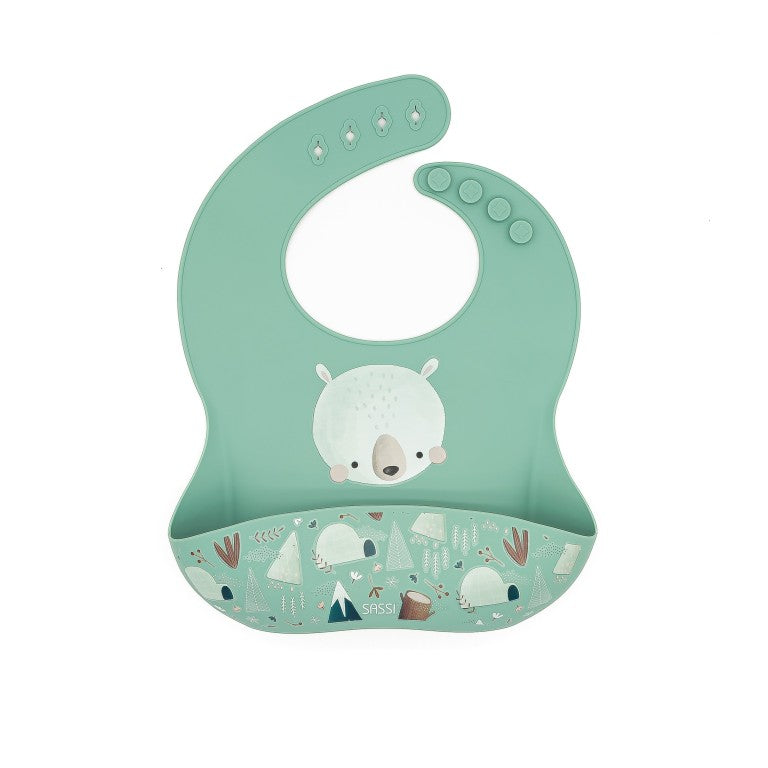 Munchy l'Orso Bavaglino in silicone Sassi