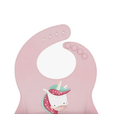 Sparkly l'Unicorno Bavaglino in silicone Sassi