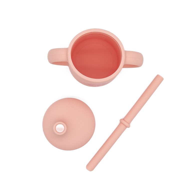 Slurpy il Polipo Bicchiere con cannuccia in silicone Sassi