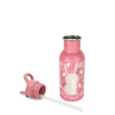 Fluffy la Coniglietta Borraccia in acciaio inox 500ml Sassi