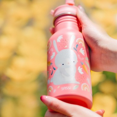 Fluffy la Coniglietta Borraccia in acciaio inox 500ml Sassi