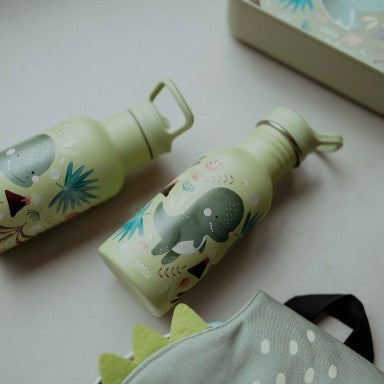 Cracky il Dinosauro Borraccia in acciaio inox 500ml Sassi