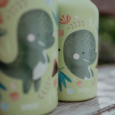 Cracky il Dinosauro Borraccia in acciaio inox 500ml Sassi