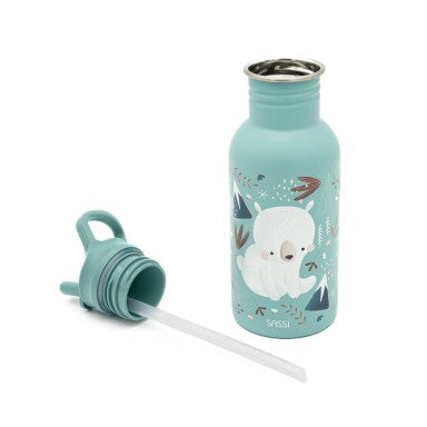 Munchy l'Orso Borraccia in acciaio inox 500ml Sassi