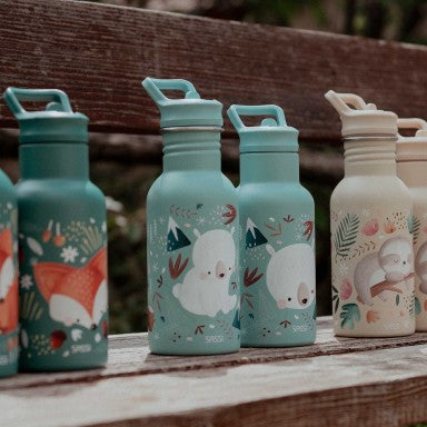 Munchy l'Orso Borraccia in acciaio inox 500ml Sassi