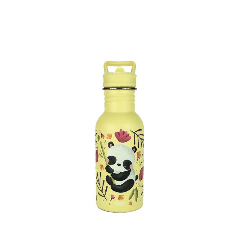 Gnummy il Panda Borraccia in acciaio inox 500ml Sassi