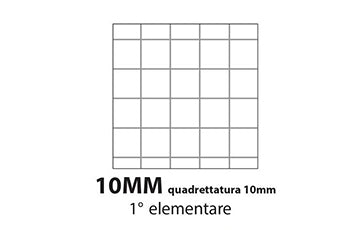 Set 5 quaderni MAXI SPECIAL tintaUNITA - 1CM - 1° elementare