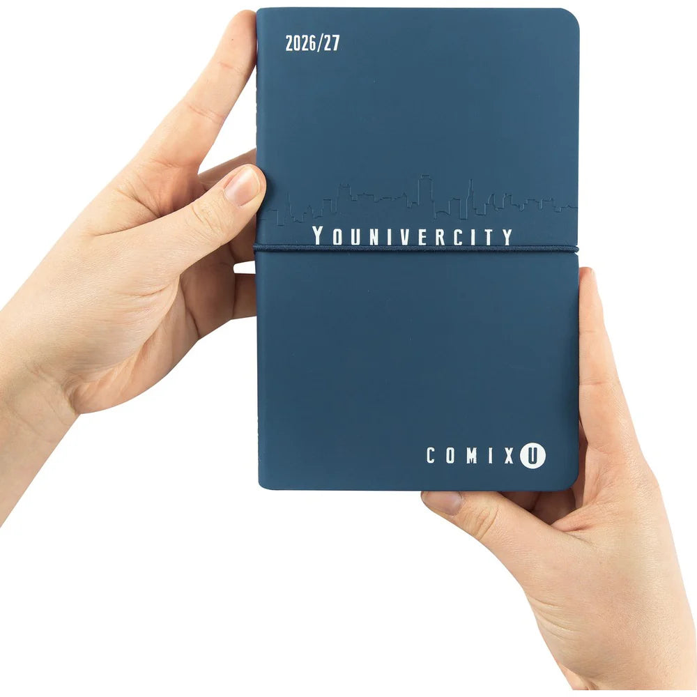 Agenda 13 Mesi 2026/27 - COMIX U Younivercity - Settimanale blu