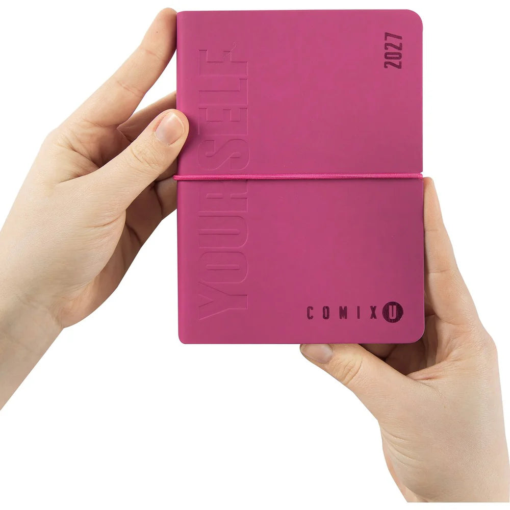 Agenda 16 Mesi 2026/27 - COMIX U Yourself - Giornaliera magenta
