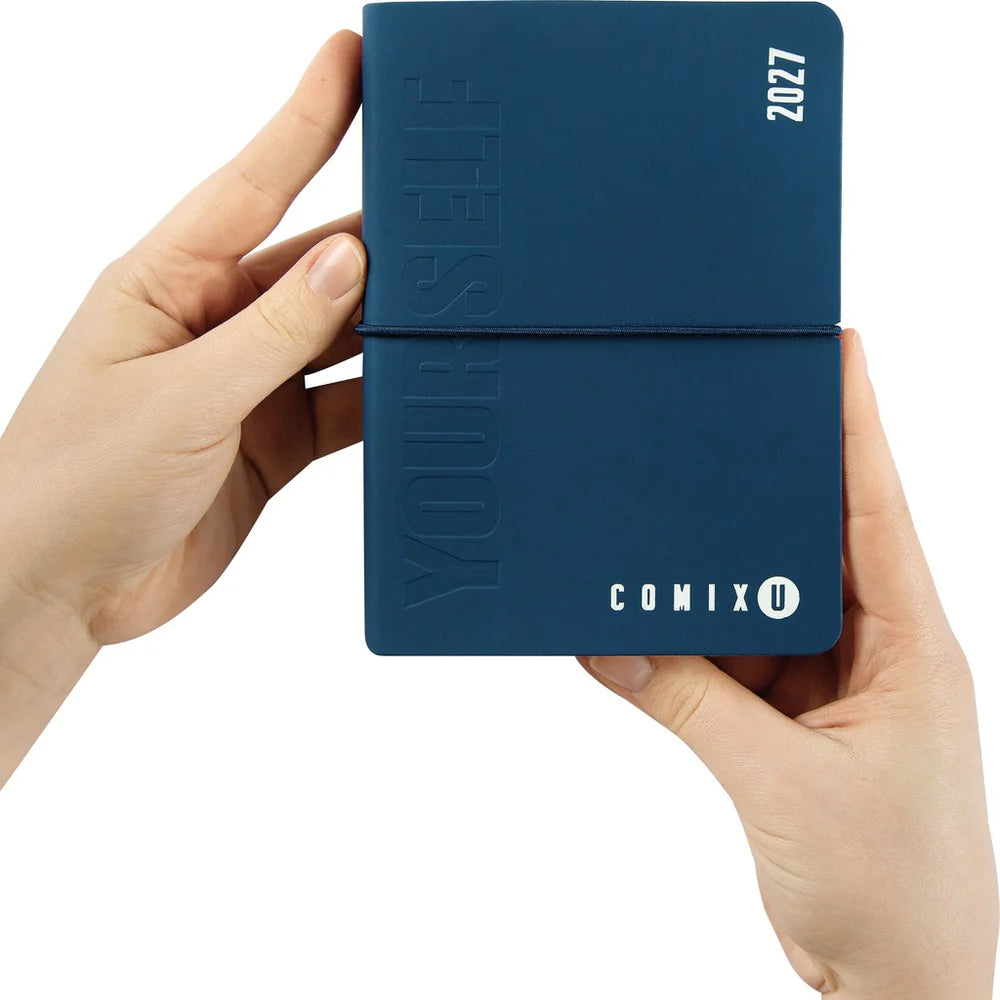 Agenda 16 Mesi 2026/27 - COMIX U Yourself - Giornaliera blu