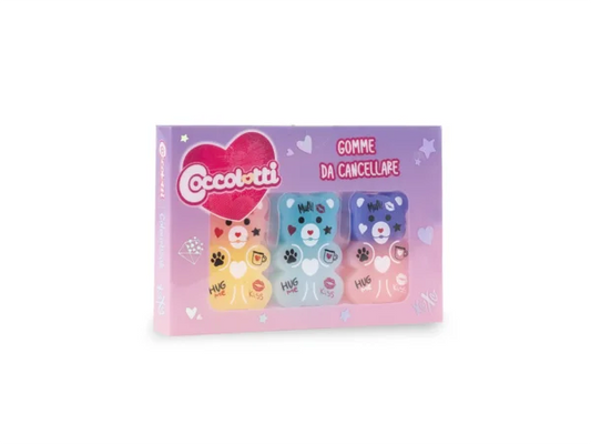 SET TRE GOMME DA CANCELLARE