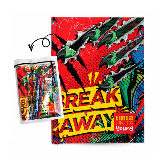Tinta Unita Young Boy Diario 12 Mesi Con Cover E Accessori Raptor