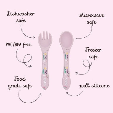 Sparkly l'Unicorno Posate in silicone Sassi