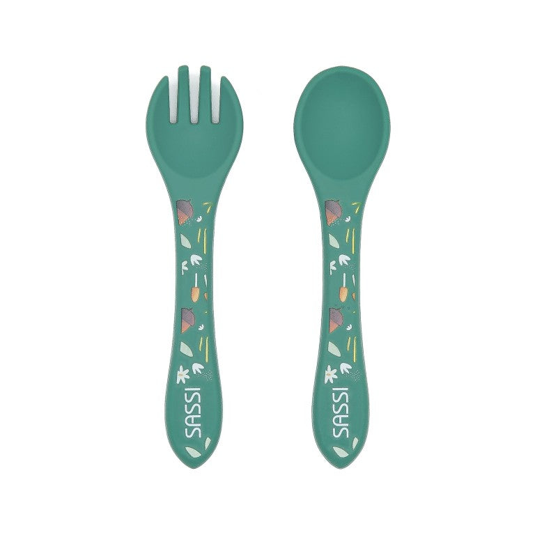 Crunchy la Volpe Posate in silicone Sassi