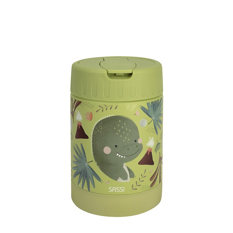 Cracky il Dinosauro Thermos Portapappa 350ml Sassi